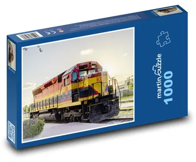 Produktbild von Puzzle 1000 Klassische Eisenbahnlok - martinpuzzle