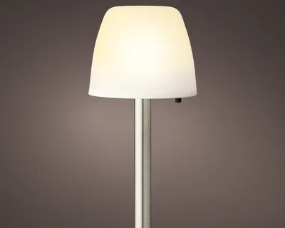 Produktbild von LED Solarleuchte Gartenstecker 28cm Plastik Dauerbetrieb 6h warmweiß