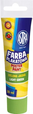 Obrázek produktu pro Temperová barva v tubě Astra 30 ml – zelená, 83110910