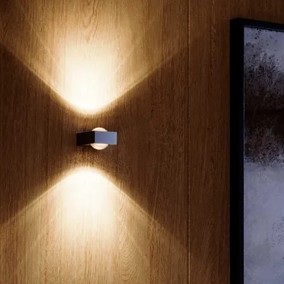 Zdjęcie produktu dla s.luce Beam X nowoczesna lampa ścienna w górę i w dół kątowa lampa ścienna lampa korytarzowa lampa korytarzowa