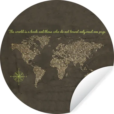 Produktbild von MuchoWow® - Tapetenkreis - Wandbild rund - Schlafzimmerdekoration - Wanddeko - runde Tapete - Kunst für zu Hause