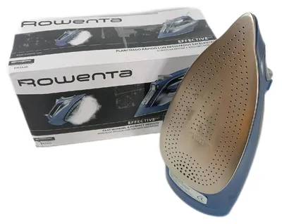 Obrázek produktu pro Rowenta DX1636, Napařovací žehlička, Žehlicí plocha z nerezové oceli, 2 m, 120 g/min, Modrá, 40 g/min