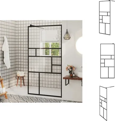 Obrázek produktu pro vidaXL Sprchová zástěna pro sprchový kout s čirým sklem ESG 80x195 cm - Sprchové zástěny