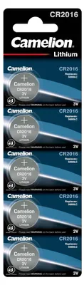 Immagine prodotto di Camelion LITHIUM 2016 3,0 V - 85 mAh (5 pz. / blister)