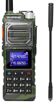 Immagine prodotto di BAOFENG UV-25: radio ricetrasmittente tri-potenza da 10W, per comunicazioni a lungo raggio, compatibile con le bande UHF/VHF