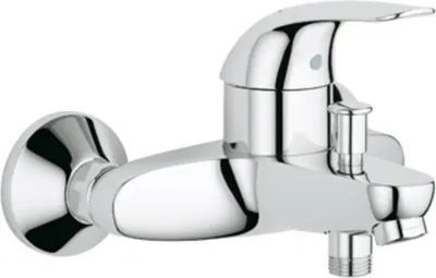 Image de Grohe Euroeco Mitigeur monocommandé pour bain, 1/2" chromé