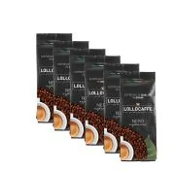 Produktbild von Kaffeebohnen Espresso Schwarz Lollo Caffè 1 kg x 6 Lollo Caffè