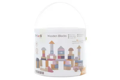Produktbild von Baukasten aus Holz 60 Würfel