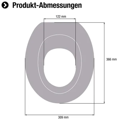Produktbild von Cornat WC-Aufsatz für Kinder, ergonomisches Design, Thermoplast, ZYT761