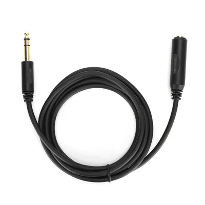 Zdjęcie produktu dla Kabel audio, kabel audio męski-żeński, kabel audio stereo, kabel audio 6,35 mm, przedłużacz audio