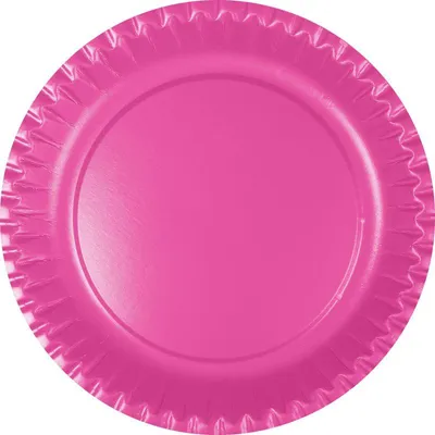 Produktbild von 10 große Teller pink "uni" mit -Beschichtung