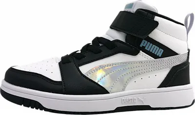 Produktbild von Puma Rebound V6 Mid PS Sneakers Hoog - zwart - Maat 32