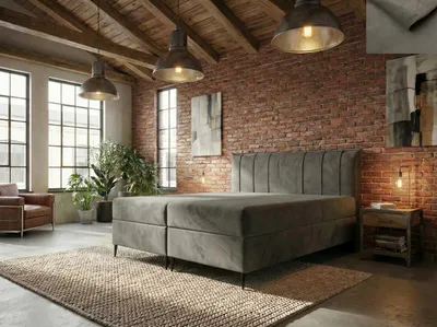 Produktbild von Boxspringbett MILAZZO Nordelo 180x200 mit Bettkasten Topper Stoff Magic Velvet Beige 2208