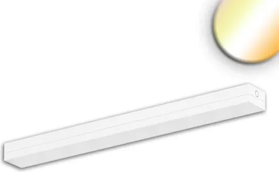 Produktbild von ISOLED LED Langfeldleuchte blendreduziert, weiß, 120cm, 38W, Colorswitch 3000/4000/5700K, dimmbar