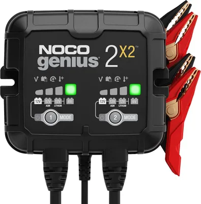 Obrázek produktu pro Acculader – Dvojkanálová automatická nabíječka – 6V a 12V pro vozidla a akumulátory
