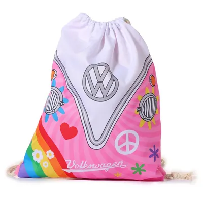 Produktbild von Volkswagen Bulli VW Bus T1 Summer Love Kordelzugbeutel