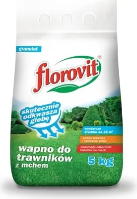 Zdjęcie produktu dla Wapno do trawników z mchem 5kg - Florovit