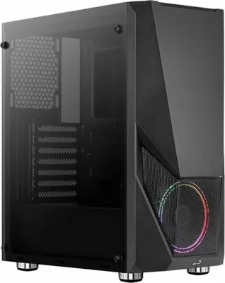 Produktbild von Aerocool PGS Zauron FRGB-G-BK-V1 Schwarzes Gehäuse