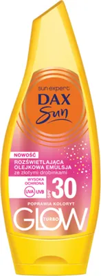 Produktbild von Dax Sun Turbo Glow Aufhellende Emulsion mit Goldpartikeln