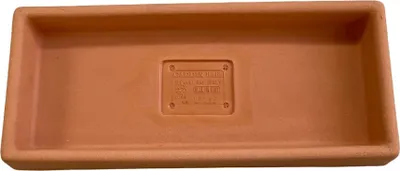 Produktbild von Garden Italia Pots Rechteckige Untertasse aus Harz LRT 45 cm. Interieur 33 x 15 in IMPRUNETA Color Resin  Italy für den Außenbereich – unzerbrechlich – frostbeständig, 45