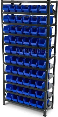 Produktbild von HBM Ablageschrank, Lagersystem, Regal mit 60 Ablagefächern