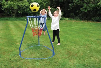 Produktbild von EDUPLAY 170270 Standbasketballkorb, blau/rot