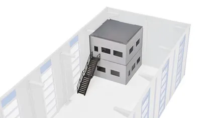 Produktbild von Kibri 39255 - H0 Bürobereich für Industriehallen - Neu