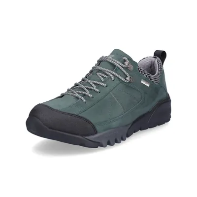 Image de Chaussures de randonnée en cuir pour hommes, couleur bleu pétrole, taille 10
