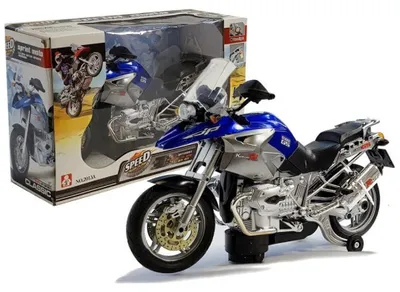 Produktbild von Batteriebetriebenes Motorrad mit Licht und Musik, blau