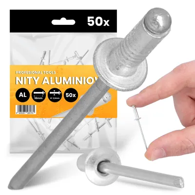 Obrázek produktu pro TRCR Nýty 3,2x10 mm hliníkové pozinkované 50 ks