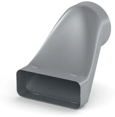 Produktbild von SF-VEST 150 Versatzendstück für Anschluss von Downdrafthauben / COMPAIR STEEL flow 150 (System Ø 150)