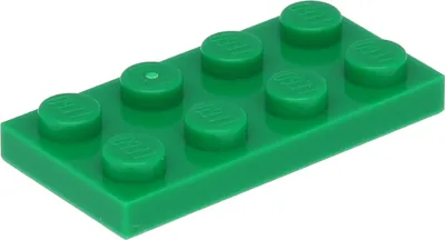 Produktbild von Lego® 1 Stück 3020 Platten Plates 2x4 Part Basic 1 Grün