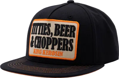 Produktbild von King Kerosin Flat Brim Cap - Titties, Beer & Choppers