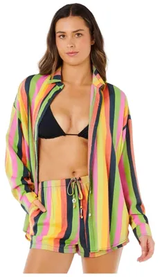 Obrázek produktu pro Košile RIP CURL Neon Stripe Relaxed Shirt pro Dámské