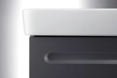 Image de Duravit No.1 Ensemble de meubles 500, incl. lavabo, meuble sous-lavabo avec charnières à droite, miroir, N10151R49490000