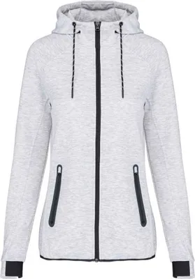 Immagine prodotto di Proact - Giacca con cappuccio da donna PC6398 (42 IT) (cenere screziata)