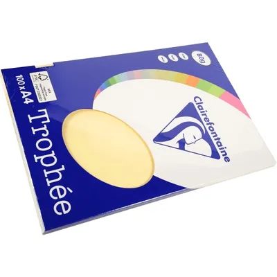 Obrázok produktu pre Clairefontaine 4106C Clairefontaine Kopierpapier Trophée chamois DIN A4 80 g/qm 100 Blatt