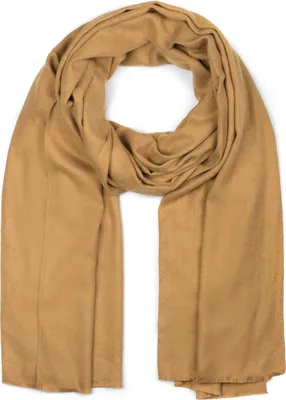 Produktbild von styleBREAKER weicher Stola Schal in Unifarben mit Fransen, Tuch, Uni 01017070
