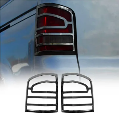 Produktbild von Stop Licht Rahmen für VW T5 Caravelle Multivan 2009-2015 Schwarz Abs Chrom