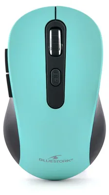 Immagine prodotto di BlueStork - Mouse senza fili, ricaricabile, silenziosa, con ricevitore USB, 2,5 GHz, senza cavo