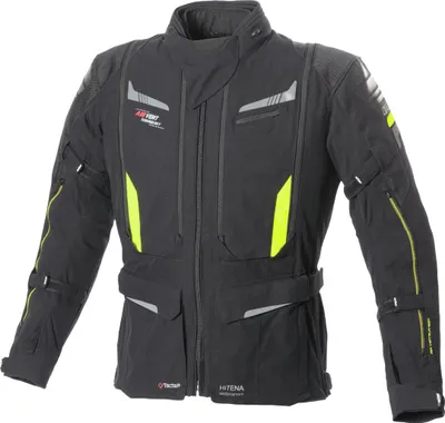 Produktbild von Büse Agadir Motorrad Textiljacke, schwarz/gelb, Short 32