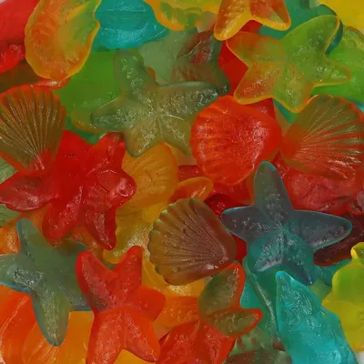 Produktbild von Yummi Yummi Fruchtgummi Meerestiere zuckerfrei 1kg
