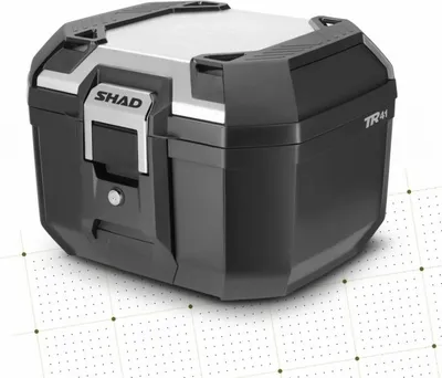 Obrázok produktu pre SHAD Topcase Terra TR41 čierny/hliníkový kryt