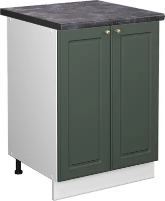 Image de Meuble bas de cuisine Vicco Fame-Line Vert Or Campagne 60cm , PT Anthracite, Model 46976