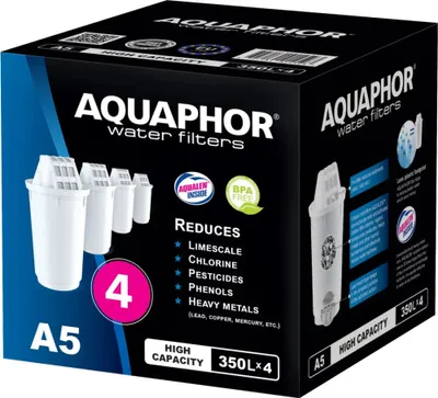Obrázek produktu pro Filtr do džbánu AQUAPHOR A5 sada 4 ks