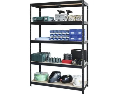 Obrázek produktu pro Kovový regál Kovona Futur plus 1800x1200x450 mm 5 polic černý