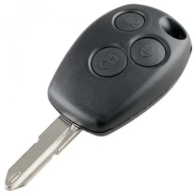 Produktbild von Techstar®-Autoschlüsselgehäuse, kompatibel mit Renault Clio, Megane, Modus, Espace, Scenic, Laguna, Dacia Logan, Duster, Sandero, 3 Tasten, NE73