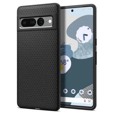 Produktbild von Spigen Liquid Air Hlle fr Google Pixel 7 Pro - Schlanker Schutz in Schwarz KP25093