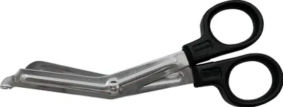 Produktbild von Erste-Hilfe-Schere kniegebogen 14,5 cm Verbandschere Listerschere Rettungsschere Kleiderscheren