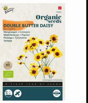 Productafbeelding van Zaden meisjesogen hoge gemengd 0.25 gram Organic Tuinplus